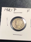 1921 P Mercury Dime Fine Condition