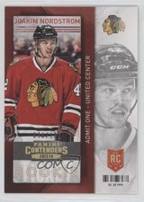 2013-14 Panini Playoff Contenders Rookie Gold 40/100 Joakim Nordstrom #144 xp6