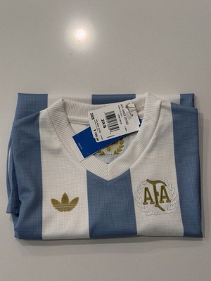 Adidas Argentina 50th Anniversary Jersey White Sky Blue JL9550