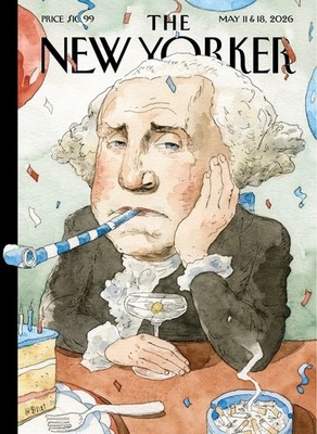 The New Yorker Magazine - May 2026 - Red, White, and Kinda Blue - Barry Blitt