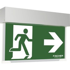 Siblik Notausgangsschild beleuchtet Notausgang LED Fluchtwegschild, 3h Laufzeit