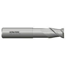 .023" 2 Flute 3XD Micro Carbide End Mill .069"LOC 1/8"SHK 1-1/2"OAL