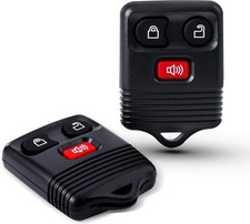 2 Packs 3 Button Replacement Keyless Entry Remote Key Fob Compatible with Ford F