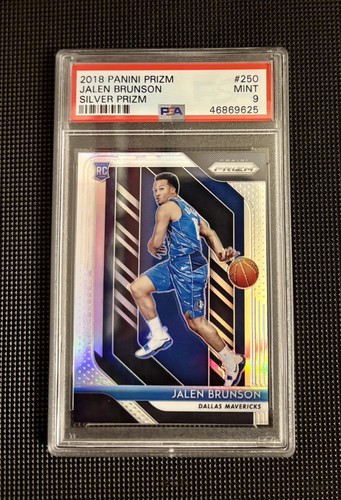 2018 Panini Prizm Silver Jalen Brunson RC #250 PSA 9