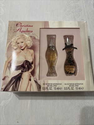 Christina Aguilera Gift Set of 2 EDP .5 FL OZ New Sealed 