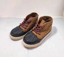 Oshkosh B'gosh Tarin Boots Size 9 Duck Blue Brown Fall Winter
