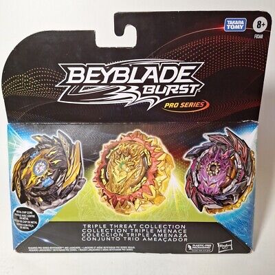 Beyblade Burst Pro Series Triple Threat Collection Battling Tops