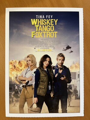 Whiskey Tango Foxtrot - Filmkarte Filmplakatkarte Cinema - Tina Frey M. Freeman