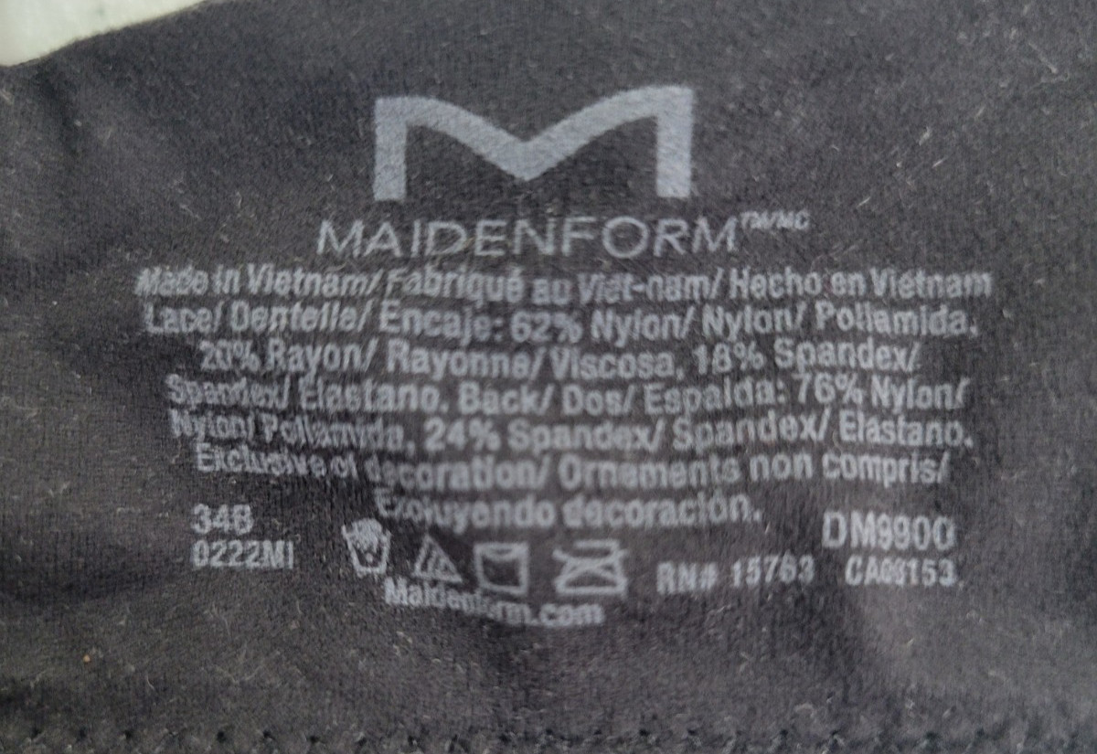 Maidenform Underwire Convertible Adjustable Strap… - image 2