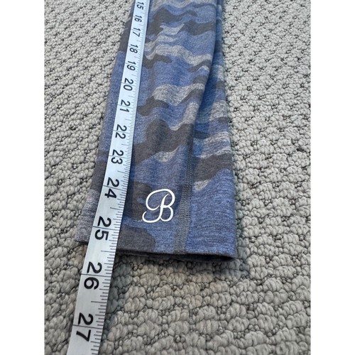 Bombshell Sportswear Blue Silver Camo Leggings V Cut Front - Picture 6 of 6