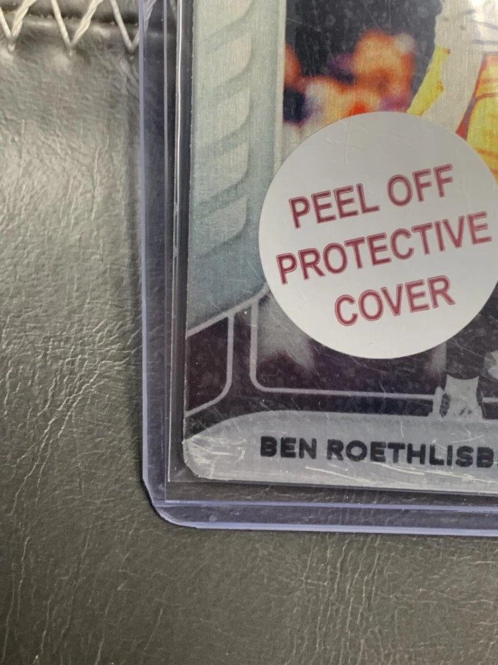 2020 Panini Elements Ben Roethlisberger Palladium Parallel SP 6/46 Steelers HOF - Image 2 of 4