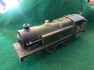 Hornby O gauge clockwork No 2 GWR 4-4-2 