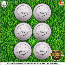 6x Cricket Grade A Hand Stitched Match Quality Leather 5.5oz 50 Overs Hard Ball