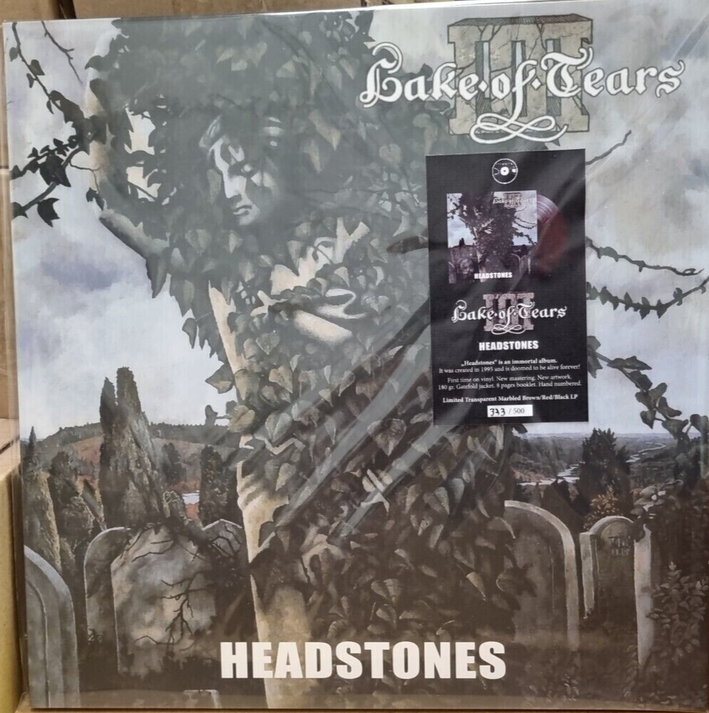 LAKE OF TEARS - HEADSTONES - LP COLORED Brown / Red / Black VINYL