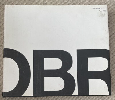 Open Building Research Book - Rare Architecture Design HB 2011 Paolo Brescia