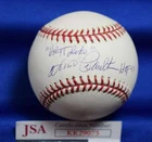 Milo Hamilton HOF 07 JSA Coa autograph Major League Signed Baseball
