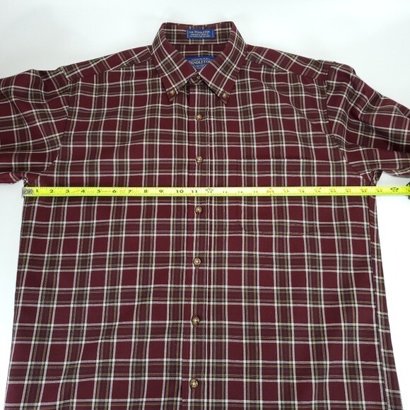 Vintage Pendleton Worsted Wool Plaid "Sir Pendlet… - image 9
