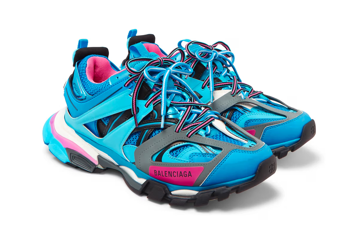 Balenciaga Track Runners Blue (Women's) Size US 11 EU 44 NEW
