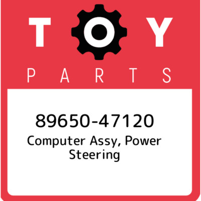 89650-47120 Toyota Computer assy, power steering 8965047120, New Genuine OEM Par
