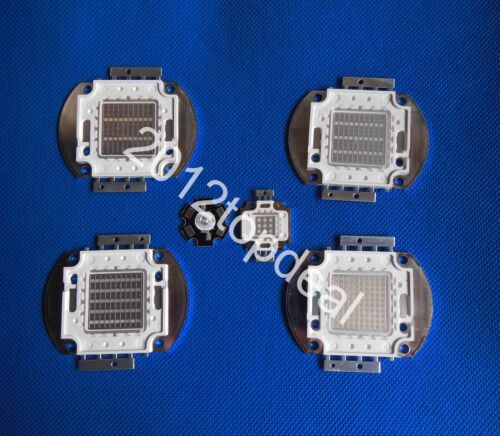 3w 10w 20w 30w 50w 100w Chip LED Azul 465nm-470nm LED Chip F Acuario - Imagen 1 de 7