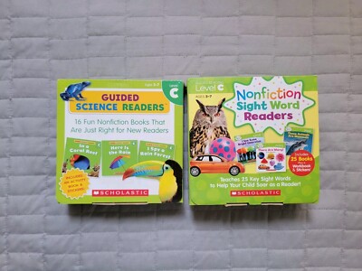 Lot of Scholastic Guided Reading Books - Nonfiction Sight Words and Science