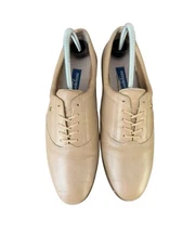 Easy Spirit Sneakers Womens Size 10.5 Brown Leather Lace Up Easy Motion Logo