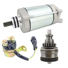 18648 Starter Motor & Bendix with Relay for Polaris Ranger 700 2006-2009 4010417