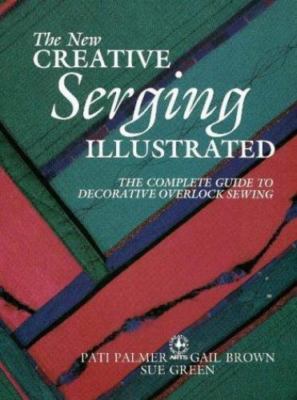 The new creative serging decorative serger techinique sewing book how to sew