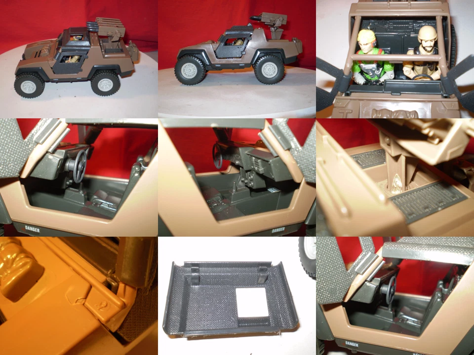 1984 GI JOE VAMP MARK II JEEP & DRIVER CLUTCH 100%+ & TARJETAS VINTAGE ARAH cobra * Foto 2 de 4