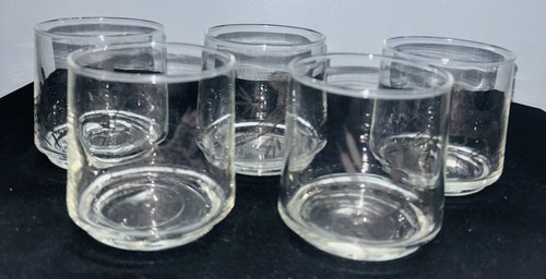 5 Federal Glass Game Bird Rocks Highball Glasses Gold Rim Vintage Barware - Picture 9 of 9