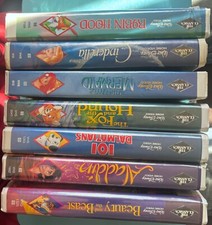 walt disney black diamond vhs tapes lot