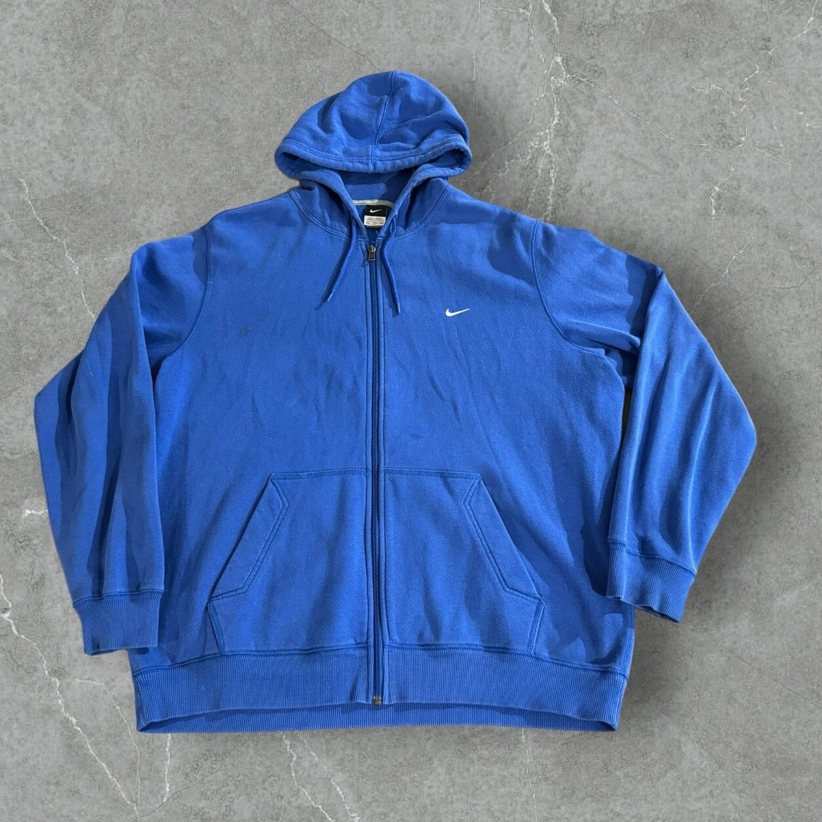 royal blue blue nike zip up hoodie