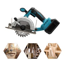 Cordless Electric Circular Saw With Lithium Battery & Charger Wood Cutting