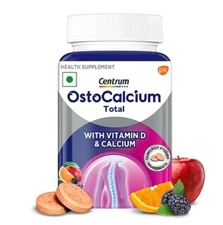 Centrum OstoCalcium Total Chewables Vitamin D & Calcium - Strong Bones - 30 Tabs