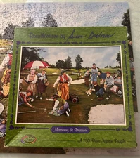 Ceaco Puzzle 750 Pieces Pre Owned Measuring the Distance Fun Golf Ladies