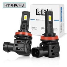 LED H8 Led 70w Marker Angel Eyes Halo Light Headlight Bulbs No Error 2pcs New