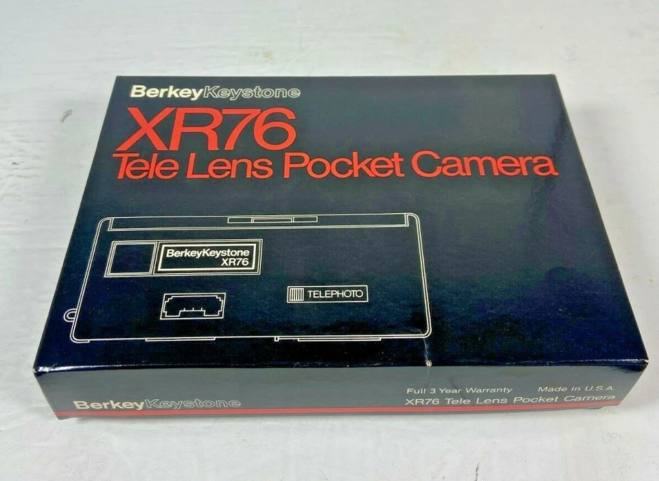 Berkey Keystone XR76 Point & Shoot 110 Camera Telephoto/Normal in Box - Image 2 of 2