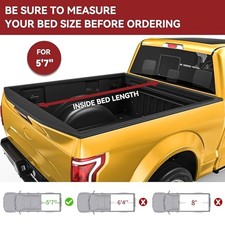Yitamotor Soft Tri-fold Truck Bed Tonneau Cover Dodge Ram 1500 Cetc-2009 - Black Yitamotor Soft Tri-fold Truck Bed Tonneau Cover Dodge Ram 1500 Cetc-2009 - Black