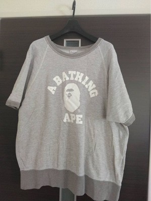 A BATHING APE Grey Sweatshirt T-Shirt