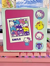 2023 Sanrio Hello Kitty & Friends Box 12 Smile Note Card Set Stickers Envelopes