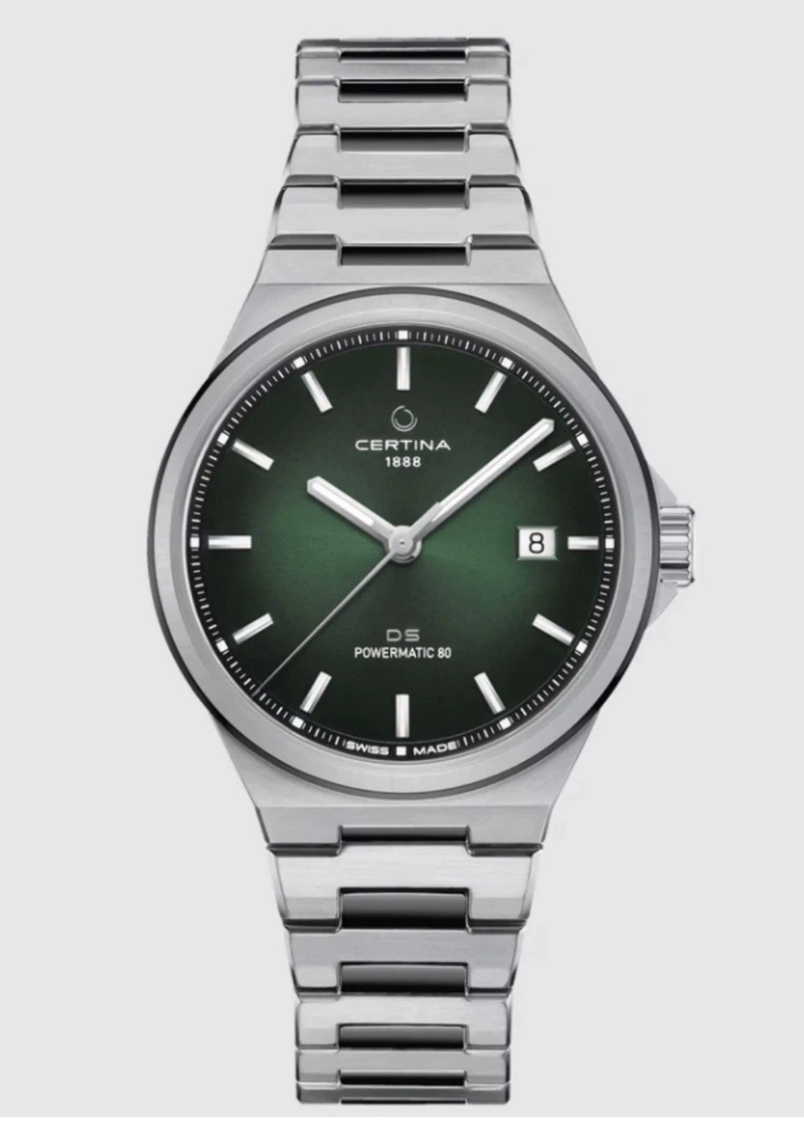 DS-7 Powermatic 80 | Green Dial Wristwatch C0434072209100