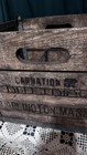 Vtg. 1961 Carnation Co. Dairy Cream Milk Wood / Metal Crate Arlington Mass. — photo 3