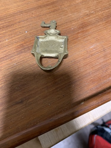Set Of 3 Vintage Brass Wall Hooks - Picture 7 of 7