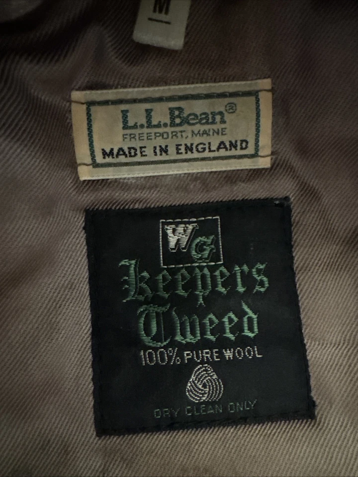 De colección LL Bean Keepers Tweed Lana Sombrero Newsboy Golfista Gorra Talla Mediana Foto 3 de 4