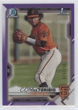 2021 Bowman Chrome Prospects Purple Refractor 78/250 Luis Toribio #BCP-228 0f33