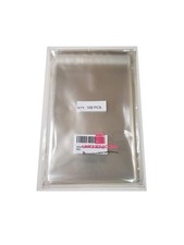 3000 Pcs 4 3/8 X 5 3/4 Clear A2 Card Resealable Cello Cellophane Bags fit A2...