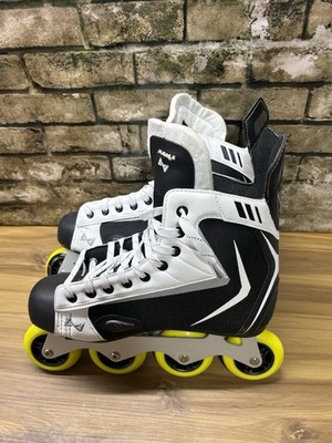 Alkali RPD Lite Labeda Black White Roller Hockey Skates Lace Up Mens SZ 12