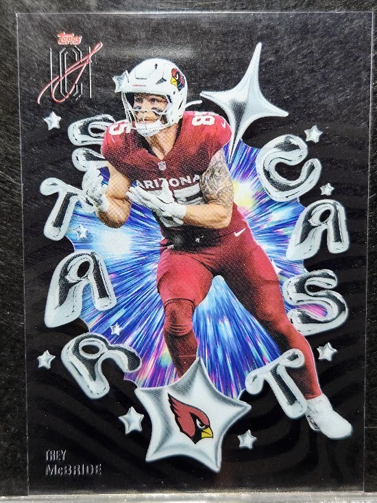 Trey McBride 2025 Topps Signature Class Star Cast #SC-22 Arizona Cardinals