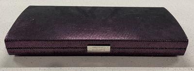 Euphoria Clutch by Calvin Klein Metallic Purple Perfume Cosmetics Evening Bag