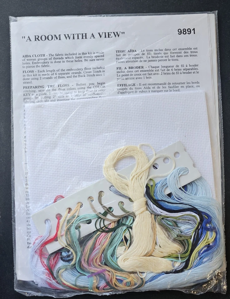 Design Works 11"×11" (A Room With A View) Cross Stich Kit New & Sealed - Image 2 of 2